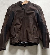 Braune Motorradjacke aus Leder von Spidi Evotourer - Größe 40 Medium
