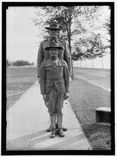 Photo:Two Soldiers in Uniform Camp Photograph 1916-1918