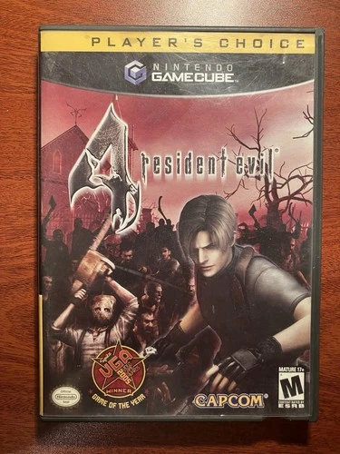 Capcom Resident Evil 4 Nintendo GameCube Player's Choice 2 Disc Set CIB