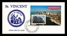 Dr Jim Stamps St. Vincent 1992 Postage Stamp Mega Event Sheet Fdc Monarch Size