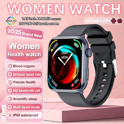 #ad 2025 New Women Men AI Smart Diagnosis Watch HRVPPG Blood Pressure Heart Rate He $70.76
