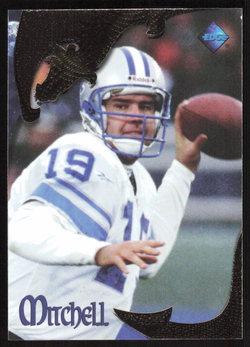 1997 Collector's Edge Excalibur #44 Scott Mitchell Detroit Lions