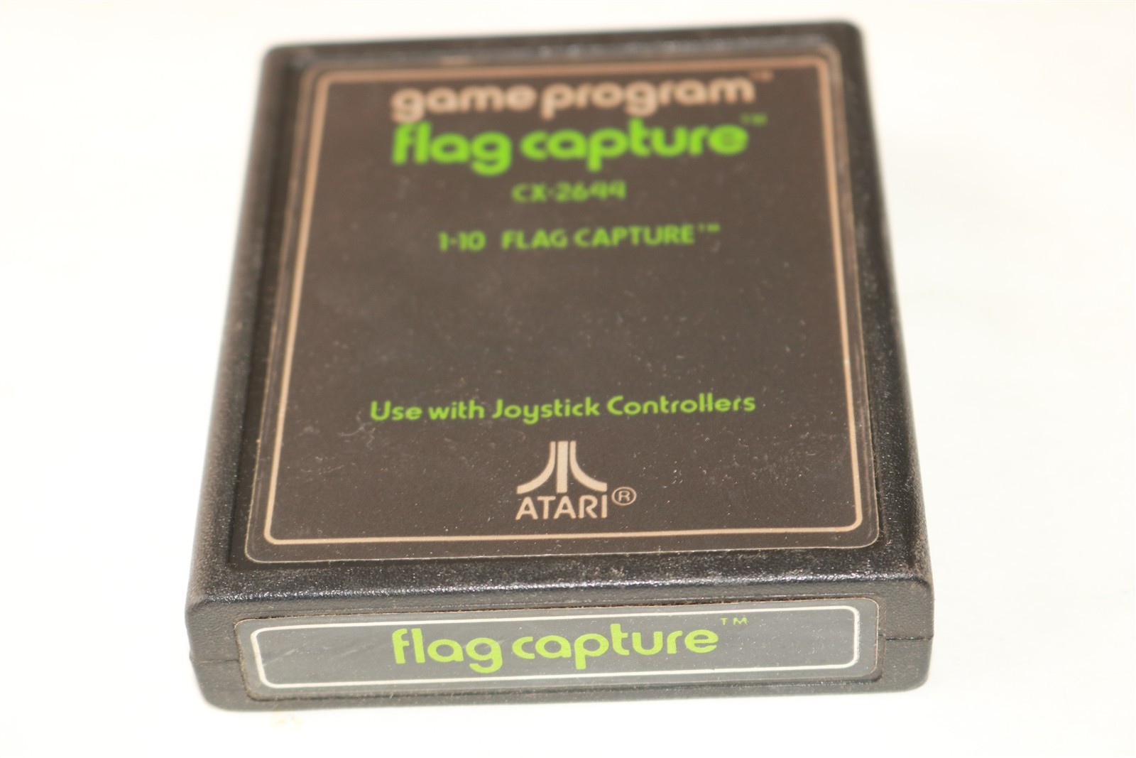 ATARI 2600 - Flag Capture (Text Label) Video Game Cartridge