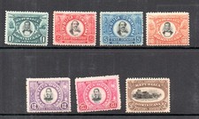Dominicane 1902 old set definitive stamps (Michel 110/16) MNH