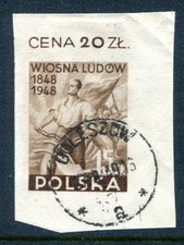 Poland 1948 Used #417 Imperforate