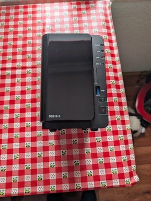 Synology DS216+II 2 Bay NAS Server - Schwarz, ohne Festplatten