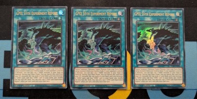 BLZD-EN094 GMX 55th Experiment Report x3 Ultra Rare 1st Edition YuGiOh Playset