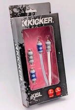 Kicker 46KISL Speaker Wire 2 Channel RCA Adapter Car Audio - Multiple Available 