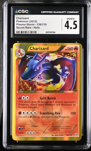 Charizard graded CGC 4.5 for sale on eBay