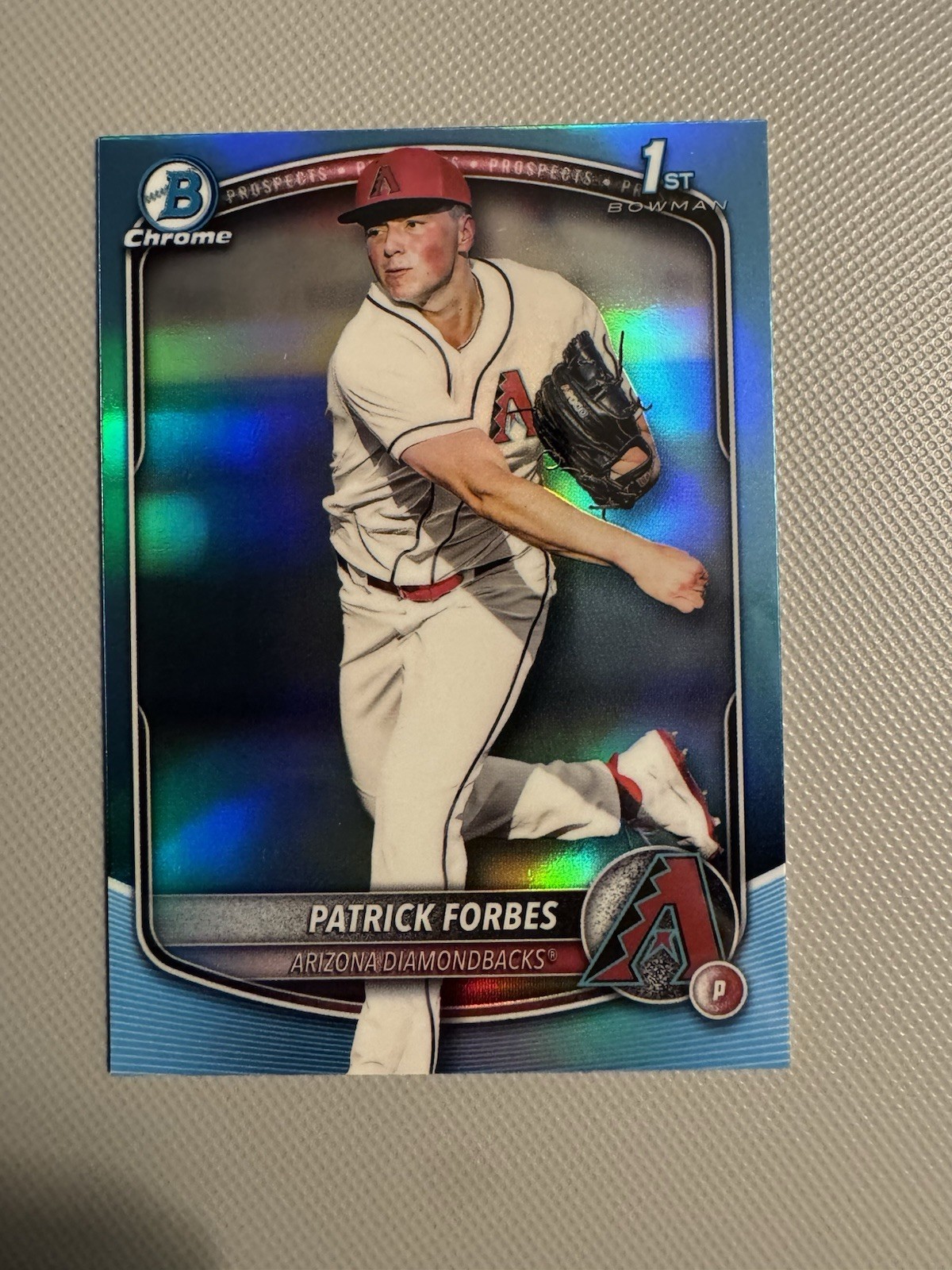 2025 Bowman Draft CPA-PF Patrick Forbes 1st Chrome Sky Blue Refractor T3