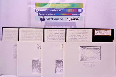 COMMODORE 16/+4 -- GOLD DISC 090, 091, 094, 095 (DISC)