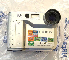 Sony Digital Mavica MVC-FD75 3.5" Floppy Disk Camera 10x Zoom Tested