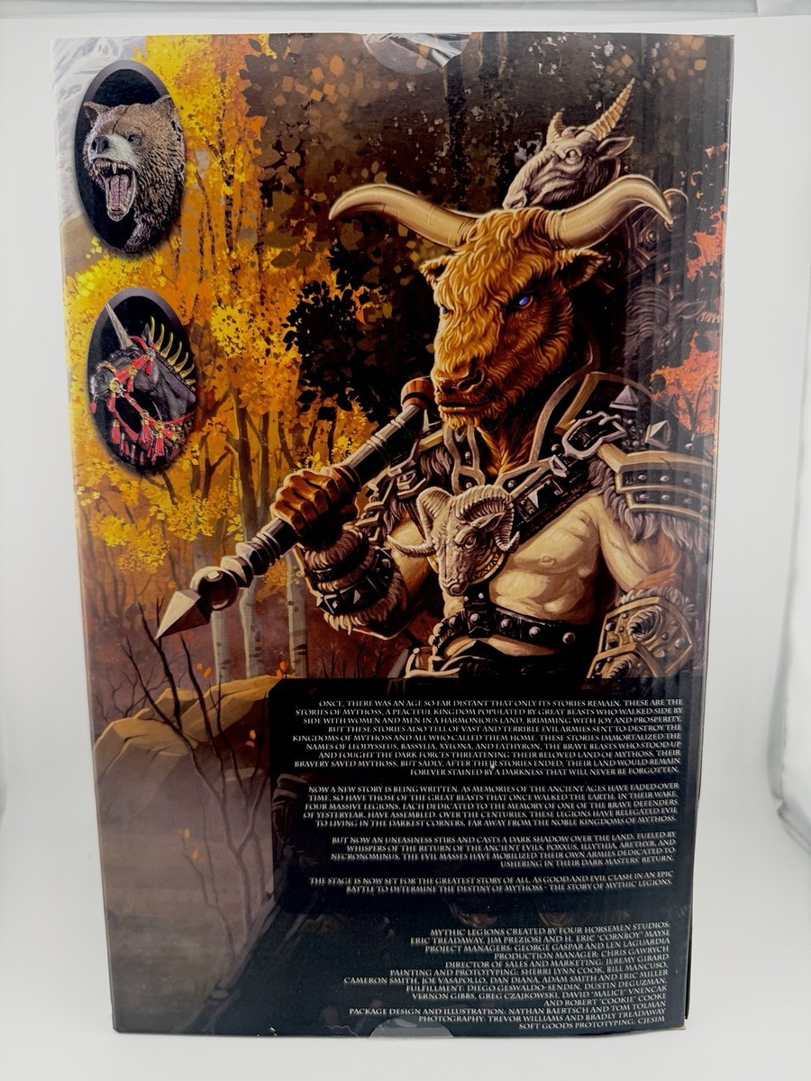 Mythic Legions Regarionn Ogre Half Giant Figure Four Horsemen