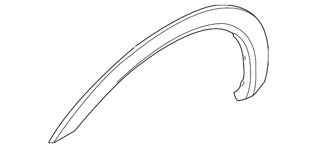 Genuine Nissan 2008-2015 Nissan Armada - Flare 63811-ZQ00B - Image 2 of 3