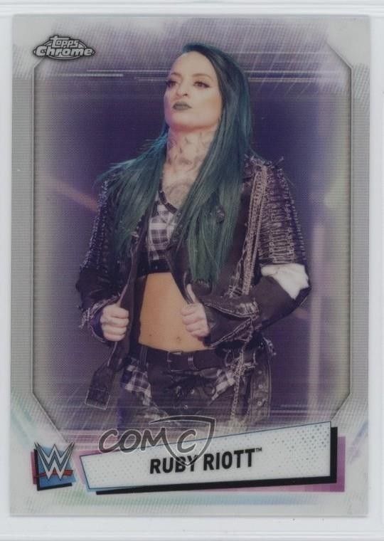 2021 Topps Chrome WWE Refractor Ruby Riott #65 16n7