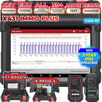 2026 LAUNCH X431 IMMO PLUS OBD2 Diagnosegerät Fehlerauslesegerät Programmer