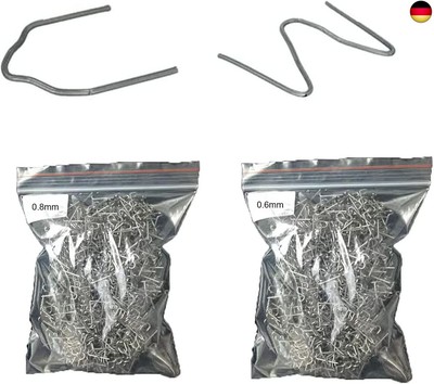 Kunststoff Schweißgerät,HPiano 1000 Stück Edelstahl Hot Staples,Schweißstäbe Kla