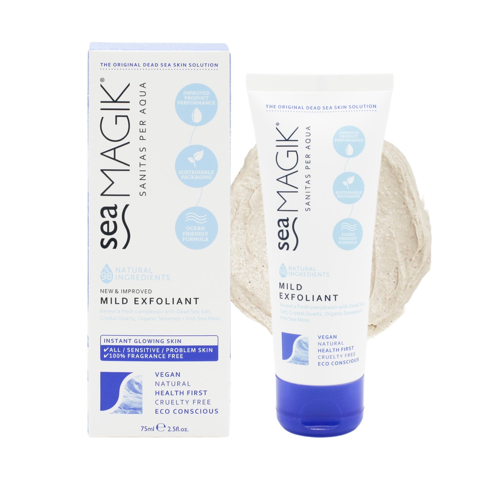 Dead Sea Spa Magik Mild Exfoliant 75ml - 4 Pack - Image 2