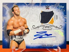 2016 Topps WWE Undisputed Zack Ryder Auto Match Used Patch /25 Matt Cardona SP