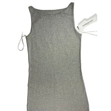 NWT "NEW" Workshop Dresses Sleeveless Gray Dress Size XS Cotton