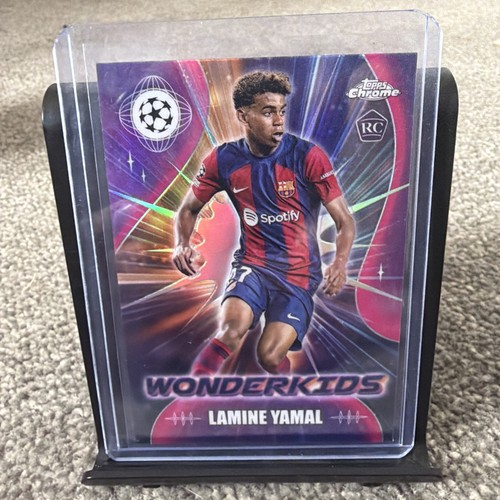 2023 Topps Chrome UEFA Lamine Yamal, Barcelona Wonderkids