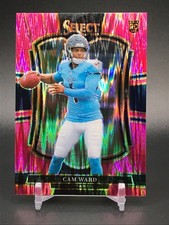2025 Panini Select Cam Ward RC #126 Pink Prizm Shock Tennessee Titans