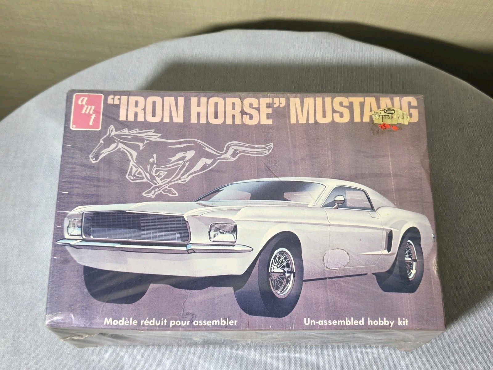 SUPER RARE Vintage 1/25 AMT "IRON HORSE" MUSTANG T267 NOS FACTORY SEALED 1970s