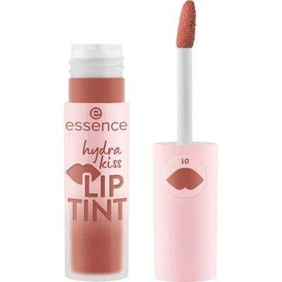 essence hydra kiss LIP TINT, Lippenstift, 4 ml (3er Pack), 01 Blushing Nude