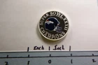 DENVER BRONCOS ENAMEL SUPER BOWL XXXII CHAMPIONS 999 SILVER COIN VERY RARE 4DE7