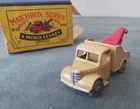 ORIGINAL VINTAGE BOXED MOKO LESNEY MATCHBOX TOY No.13 BEDFORD WRECK TRUCK 1950s