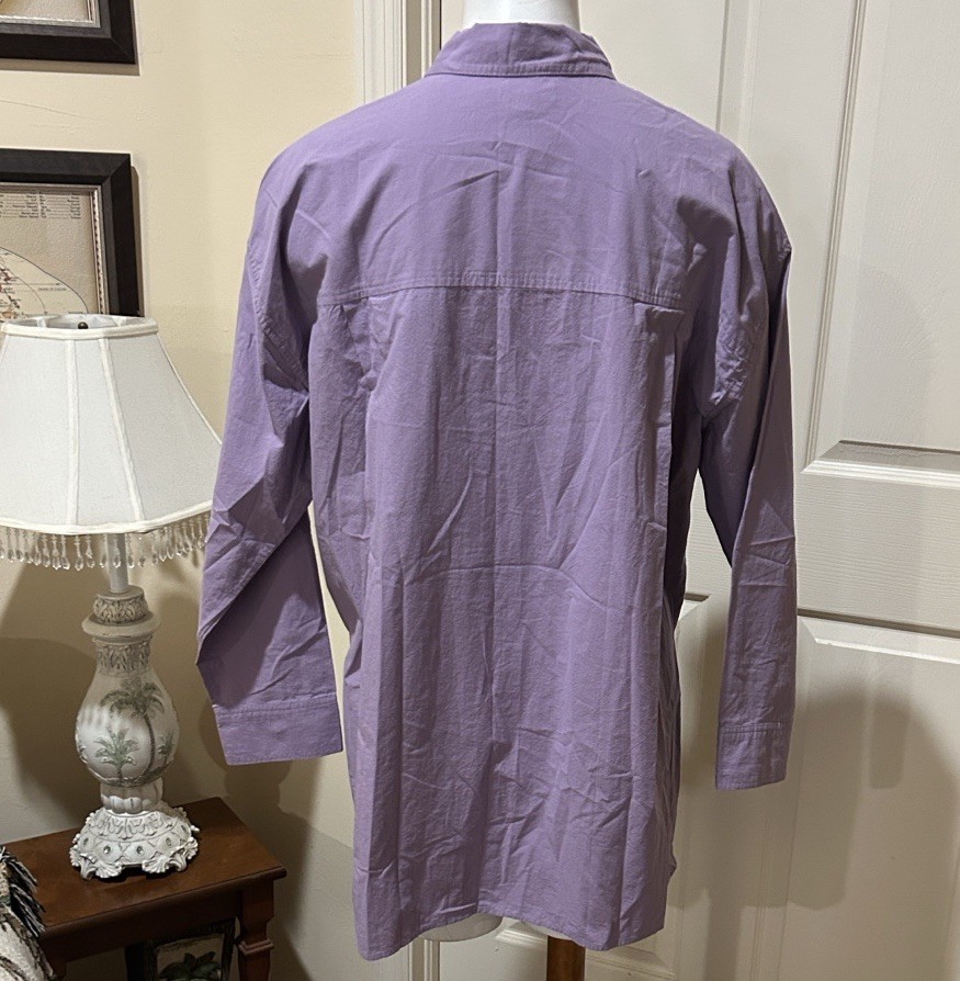 Madewell Button Down Oversized Small Top. Lavende… - image 5