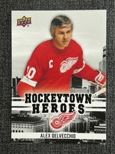 Alex Delvecchio 2025-26 Detroit Red Wings Centennial Hockeytown Heroes #HH-11