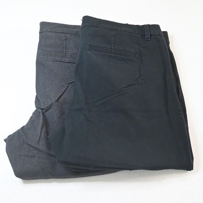 Lot 2 Old Navy 20W Black Gray High Rise Pixie Skinny Dress Womens Pants
