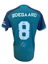 MARTIN ODEGAARD SIGNED ARSENAL FC PLAYER 2023/24 AWAY SHIRT (ACG CERT AG17229))
