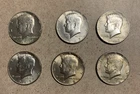 1967 & 1968 Silver Kennedy Half Dollar 6 coins