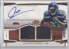 2013 Topps Prime Level V Relics Copper 19/50 Christine Michael #PV-CM Auto 1q2