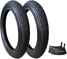 2 Sets 12"/14"/16"/18"/20" Bike Replacement Tires and Inner Tubes for MTB
