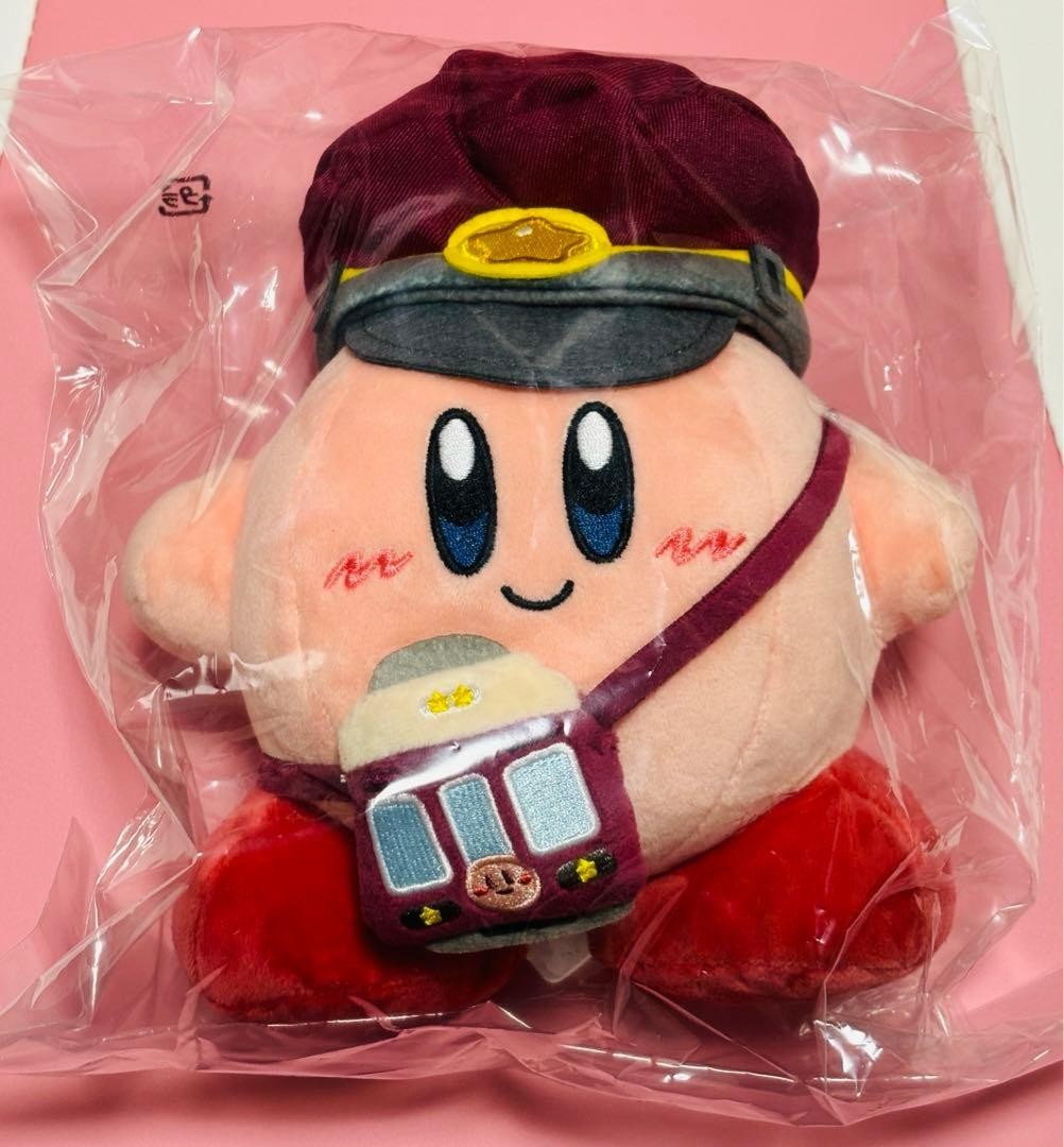 Kirby X Hankyu Railway Plush Toy Figure Conductor Kirby Nintendo 2025