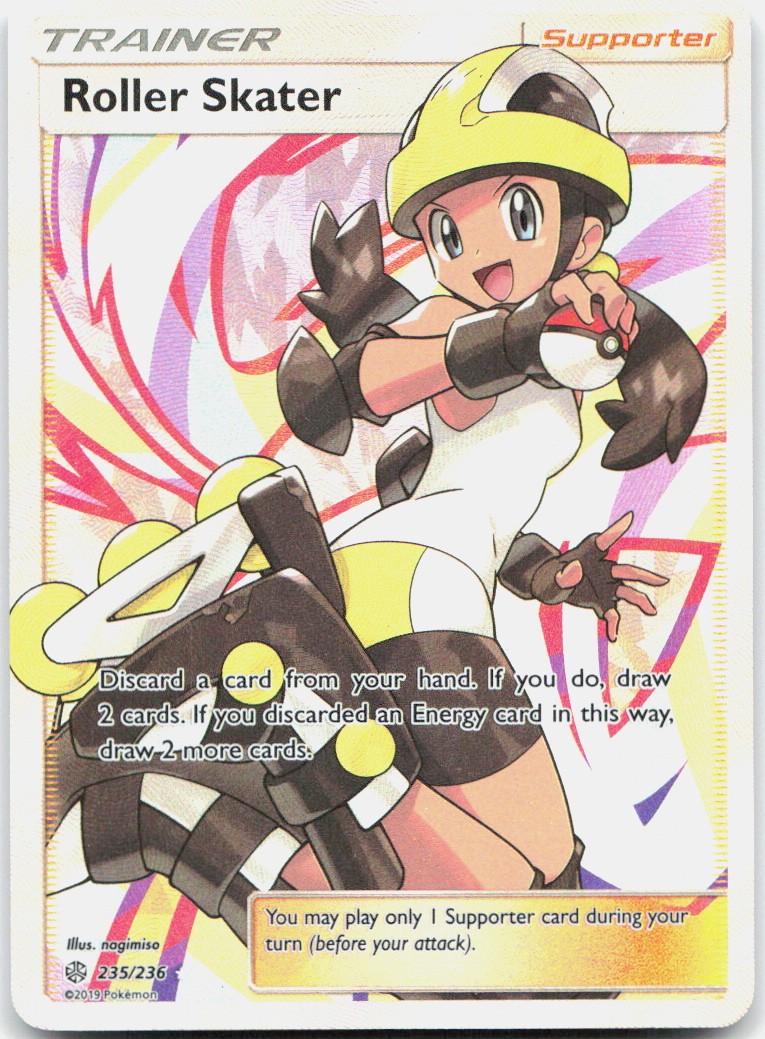 Pokemon TCG Roller Skater (Full Art) SM - Cosmic Eclipse Ultra Rare 235/236 Holo
