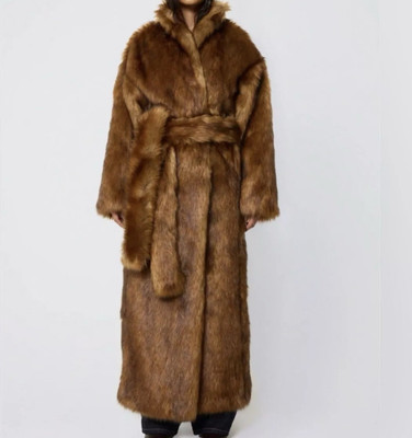 KHY Fur Long Coat By Kylie Jenner SIZE M/L | eBay