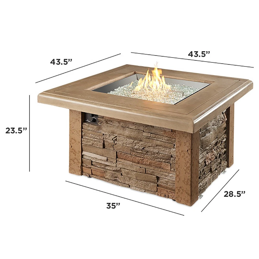 The Outdoor GreatRoom Company Sierra Fire Pit Table - Thumbnail 5