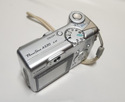 Canon PowerShot A530 5.0MP Digital Camera Silver 4x Optical Zoom