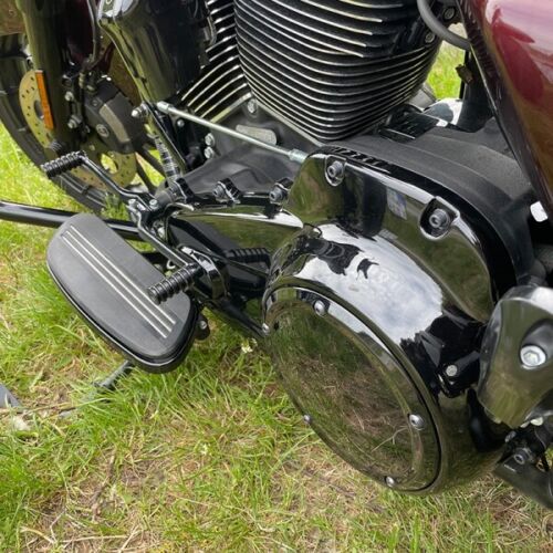 Zestaw śrub silnikowych stal nierdzewna tytan - pasuje do Harley Touring M8 czarne złoto HD - Zdjęcie 1 z 7