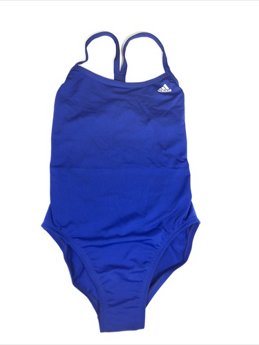 Adidas donna Infinitex + costume da bagno con schienale C massiccio pezzo unico blu taglia 24 nuovo - Foto 3 di 10