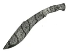 Damascus Steel Kukri knife Blank Blade Forged Knife Making Khukuri MACHETE Rope