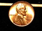 1957 D   Lincoln Wheat Penny BU Red  Super High Grade!!!  001398