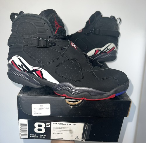 New Nike Air Jordan Retro 8 Black Red 