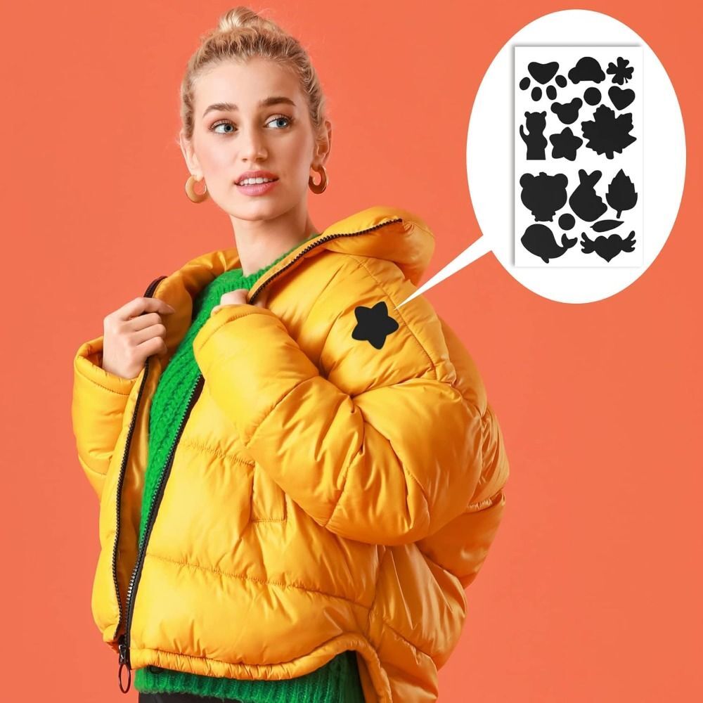 Black Puffer Down Jacket Repair Patch Kit For Sofa eBay