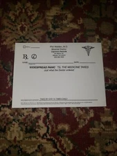 (5) Vintage 1999 Widespread Panic "Script Sheets" Till The Medicine Takes Rare!