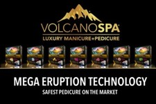 La Palm VOLCANO SPA 5 STEPS W/PEDICURE KIT LINER-7 SCENTS AVAILABLE